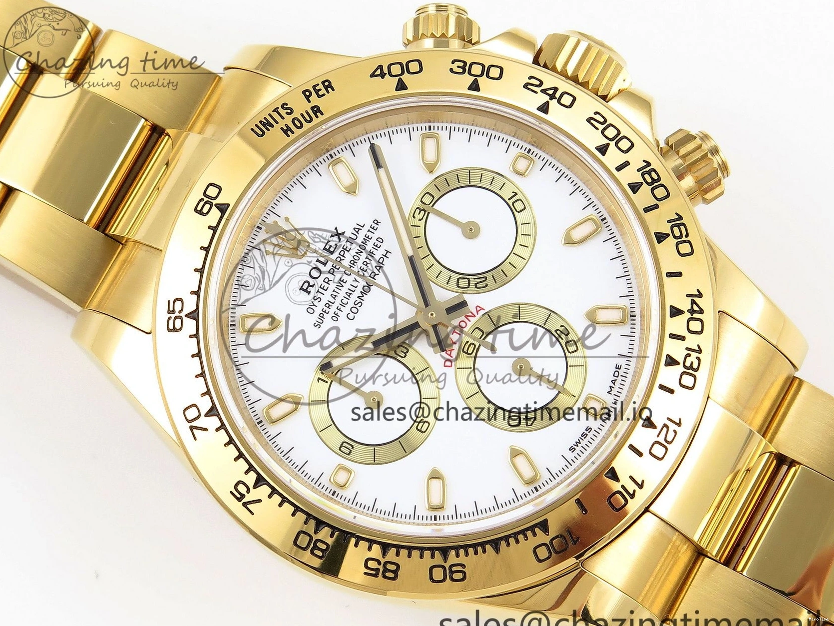 MiroTime 0509 Daytona 116508 KING 1:1 Best Edition White Dial on YG Bracelet SH Contemporary 1902